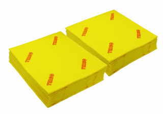 Viscose cloth 34x38 cm, 70% viscose, yellow