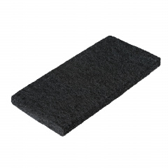 Black hand pad TERSO, 120x250 mm