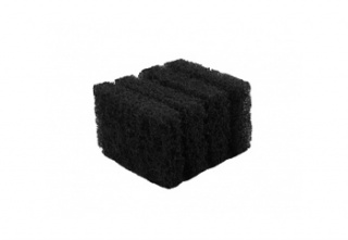Black hand pad, 64x96 mm