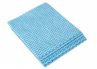 Multipurpose spunlace cloth wave print 34x38 cm, 70% viscose