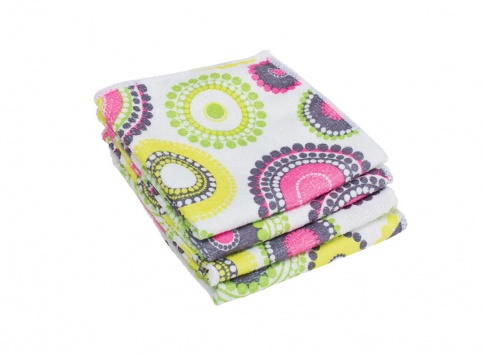 Microfibre printed cloth 29x29 cm, 250 gsm, printed