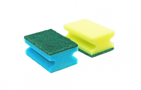 Kitchen sponge with a nail grip 94х70 mm, general-purpose