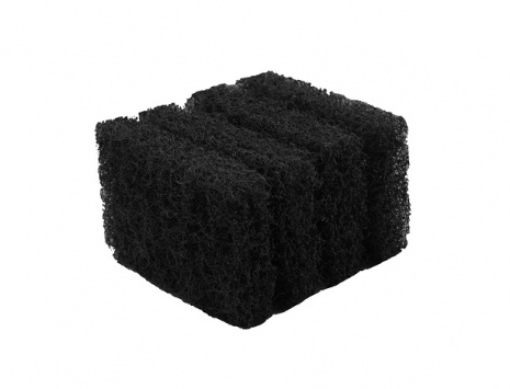 Black hand pad, 64x96 mm