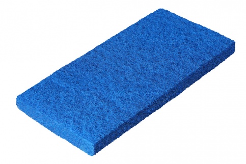 Blue hand pad TERSO, 120x250 mm
