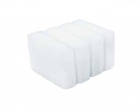 White hand pad, 64x96 mm