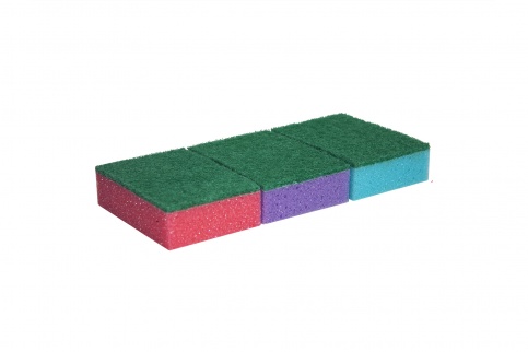 Kitchen sponge 96х64 mm, general-purpose, flat pack
