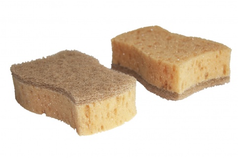 Kitchen sponge pear-shape, heavy-duty