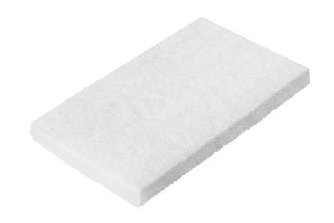White hand pad, 90x155 mm